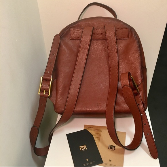 Frye Olivia Mini Backpack Cognac - Picture 8 of 8